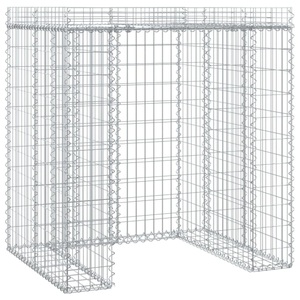 vidaXL, vidaXL Gabionen-Mülltonnenbox 110x91x120 cm Verzinktes Eisen
