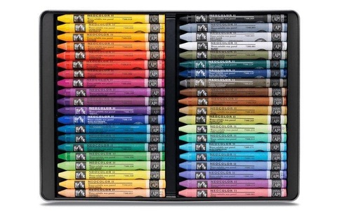 Caran d'ache, CARAN D'ACHE Wachsmalstift Neocolor II 7500.007 dunkelgrau