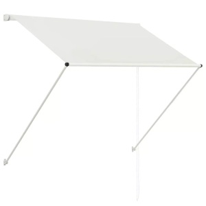 Diverse Hardware, Einziehbare Markise Cremeweiss 150 x 150 cm, vidaXL Einziehbare Markise 150×150 cm Creme