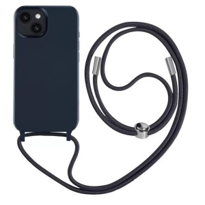Avizar, Apple iPhone 14 - Polycarbonat Schutzhülle, Avizar - Kettenhülle iPhone 14 Dunkelblau, Blau