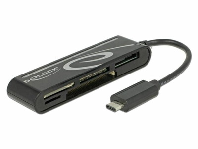 Delock, USB-C Card Reader, Kartenleser, Delock Card Reader Extern 91739 5 Slots