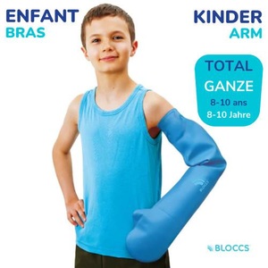 Bloccs, BLOCCS Bad Dusch Wasserschutz Arm 20-33/53cm Kind (1 Stk), Bloccs Arm-Gipsschutz für die Dusche 20-33/53cm Kind