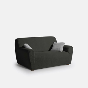 SO'HOME, Stretch-bezug Für Sessel Und Sofa Ahmis Unisex Grau 2P, SO'HOME - Stretch-Bezug für Sessel und Sofa AHMIS, 2P, Anthrazit