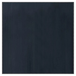 vidaXL, vidaXL Teppich Quadratisch Grau 100x100 cm Bambus, vidaXL Teppich Quadratisch Grau 100x100 cm Bambus