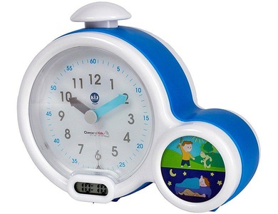 Claessens'Kids, CLAESSENS KIDS Kid'Sleep Clock blau, Nachtlicht und Wecker für Kleinkinder blau