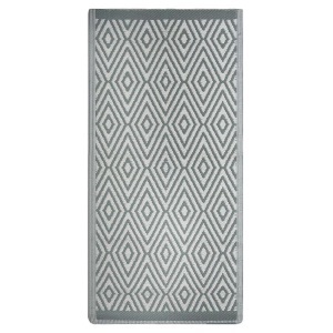 Beliani, Beliani Outdoor Teppich hellgrün 90 x 150 cm SIKAR, Beliani - Teppich aus Polypropylen Retro SIKAR, 150 cm, Grün Bedruckt