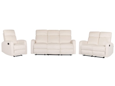 Beliani, Wohnzimmer Set aus Samtstoff Modern VERDAL Wohnzimmer Set aus Samtstoff Modern VERDAL, Beliani - Wohnzimmer Set aus Samtstoff Modern VERDAL, One Size, Pearl