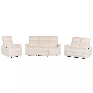 Beliani, Wohnzimmer Set aus Samtstoff Modern VERDAL Wohnzimmer Set aus Samtstoff Modern VERDAL, Beliani - Wohnzimmer Set aus Samtstoff Modern VERDAL, One Size, Pearl