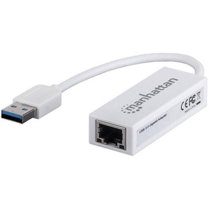 Manhattan, Netzwerkadapter 1 Gbit/s Manhattan Gigabit Ethernet Adapter USB 3.0, Manhattan Gigabit Ethernet Adapter Netzwerkadapter 1 GBit/s USB-A (USB 3.2 Gen 1)
