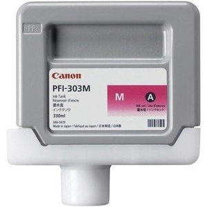 Canon, Original Tintenpatrone magenta Canon PFI-303M, Canon Tintenpatrone, rot, PFI-303M, 2960B001, (330 ml)