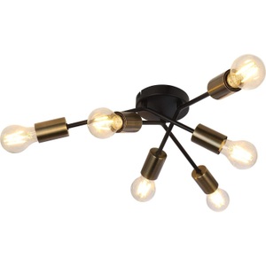 CONFORAMA, Deckenlampe x 55 ALBA Schwarz 60 w pro, 