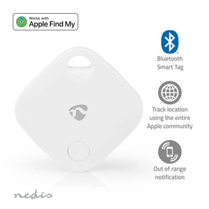 Nedis, Schlüsselfinder | Kompatibel Mit: Apple Find My App | Batteriebetrieben | 1x Cr2032 | Batterien Enthalten | Bluetooth® Version: 5.1 | Batterielebensdauer Bis Zu: 1 Jahr | Weiß | 1 Stk. Unisex 50X50MM, Nedis - Schlüsselfinder | Kompatibel mit: Apple Find My App Batteriebetrieben 1x CR2032 Batterien enthalten Bluetooth® Version: 5.1 Batterielebensdauer bis zu: 1 Jahr Weiß Stk., 50X50MM