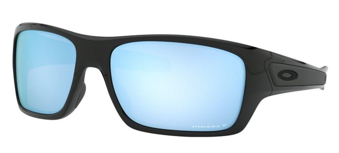 Oakley, Oakley Sonnenbrille Turbine - Polished Black Prizm Deep Water Polarized, Oakley Sonnenbrillen OO9263 TURBINE Polarized 926314
