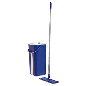 MediaShop, Mediashop Livington Touchless Mop Wischmop, Livington Touchless Mop Bodenwischer mit Auswringfunktion inkl. Mikrofaser-Pad