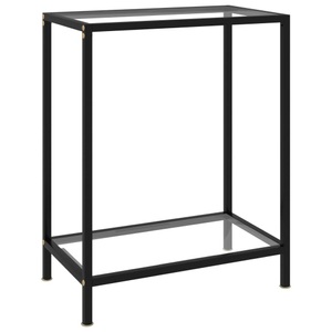 vidaXL, vidaXL Konsolentisch Transparent 60x35x75 cm Hartglas