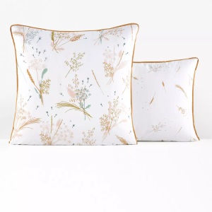 LA REDOUTE INTERIEURS, Kopfkissenbezug Graminée aus Baumwolle Kopfkissenbezug Graminée aus Baumwolle, La Redoute Intérieurs - Kopfkissenbezug Graminée aus Baumwolle, 50 x 70 cm, Beige