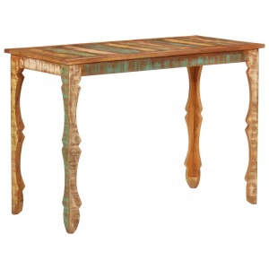 vidaXL, vidaXL Esstisch 110x52x76 cm Altholz Massivholz, vidaXL Esstisch 110x52x76 cm Altholz Massivholz