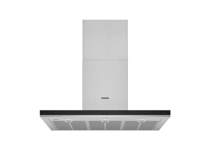 Siemens, Siemens Lc91Bur50 - Dunstabzugshaube (Edelstahl), Siemens iQ700, Wandesse, 90 cm, Edelstahl, LC91BUR50