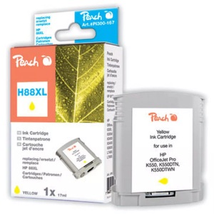 Peach, Peach Tintenpatrone gelb kompatibel zu HP No. 88XL, C9393AE, Peach Tinte HP Nr. 88XL (C9393AE) Yellow