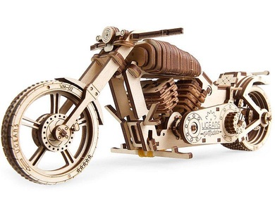 Ugears, Ugears Motorrad VM-02, Moto (fr-De-En-Pol-Es-Ukr)