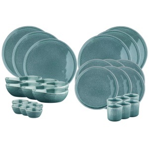 Bjorn, Geschirr-set Magma - 30 Stück - Kobalt Unisex Grün ONE SIZE, BJÖRN - Geschirr-Set MAGMA - 30 Stück - Kobalt, 30 Stück, Grün