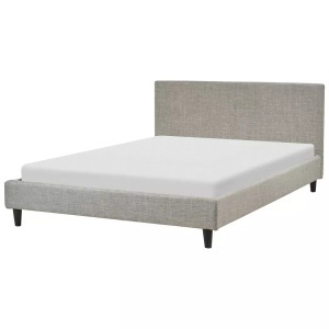 Beliani, Bett mit Lattenrost aus Polyester Modern FITOU Bett mit Lattenrost aus Polyester Modern FITOU