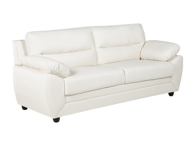 Vente-unique, Sofa 3Sitzer Kunstleder MANOA Sofa 3Sitzer Kunstleder MANOA, Vente-unique - Sofa 3Sitzer Kunstleder MANOA, One Size, Weiss