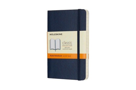 undefined, Moleskine Notizbuch Pocket/A6, Liniert, Soft Cover, Saphir, Moleskine Notizbuch, P/A6, Liniert, Soft Cover, Saphir, 854719