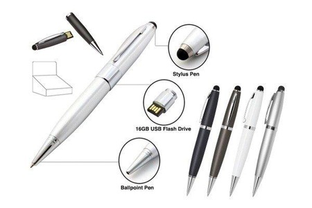 ROOST, ROOST Touch Pen mit USB-Schl&uuml;ssel CM3293 16 GB ass.