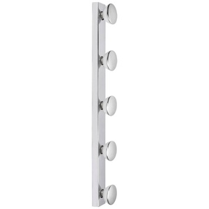 Megaman, Megaman Spiegelleuchte Aqua Hollywood fünfflammig, LightMe Aqua Hollywood LM85645 LED-Wandleuchte 24.5 W LED Silber