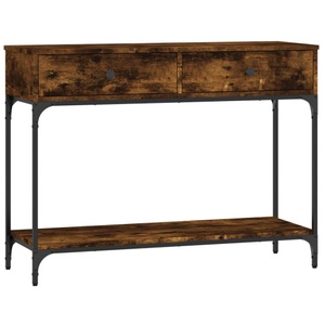 vidaXL, vidaXL Konsolentisch Räuchereiche 100x34,5x75 cm Holzwerkstoff, vidaXL Konsolentisch Räuchereiche 100x34,5x75 cm Holzwerkstoff