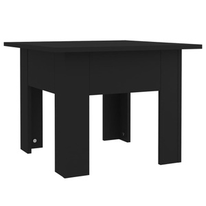 vidaXL, vidaXL Couchtisch Schwarz 55x55x42 cm Holzwerkstoff