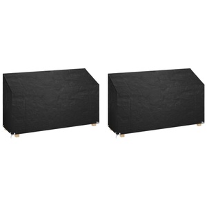 vidaXL, vidaXL Abdeckungen für Gartenbänke 2 Stk. 12 Ösen 210x70x70/88 cm, vidaXL Abdeckungen für Gartenbänke 2 Stk. 12 Ösen 210x70x70/88 cm