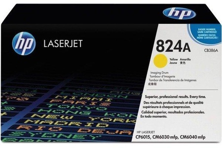 Hp, HP 824A Gelb LaserJet Belichtungstrommel, Hewlett Packard Fotoleitereinheit, gelb, No.824A, CB386A, (35`000 Seiten)