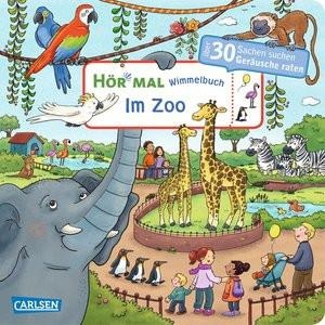 Carlsen, Hör mal: Wimmelbuch: Im Zoo Soundbuch ab 30 Monaten, Hör mal (Soundbuch): Wimmelbuch: Im Zoo