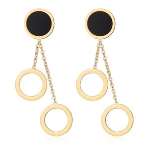 undefined, Ailoria - Anne Ohrringe mit Schmucktäschchen, AILORIA - ANNE Ohrringe, 4.5CM, Gold