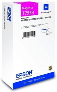 Epson, Original Tintenpatrone XL magenta Epson T755340, Epson Tintenpatrone, rot, C13T755340, (4'000 Seiten)