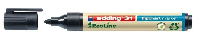 edding, EDDING Flipchart Marker 31 1.5-3mm 31-1 schwarz, Edding 31, Flipchart Marker, 1.5-3mm, schwarz, 4-31001