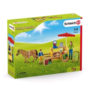 Schleich, Schleich 42528 - Farm World, Mobiler Farm Stand, Spielset, schleich® 42528 Farm World ? Mobiler Farm Stand