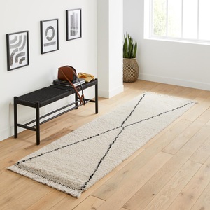 LA REDOUTE INTERIEURS, Läufer-Teppich Luna im Berber-Stil Läufer-Teppich Luna im Berber-Stil, La Redoute Intérieurs - Läufer Luna im Berberstil, 80X250CM, Beige