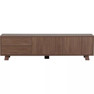 mutoni living, TV-Lowboard Seppe Walnussfurnier 160, TV-Lowboard Seppe Walnussfurnier 160