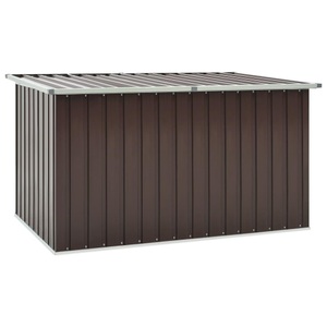 vidaXL, vidaXL Gartenbox Braun 171 x 99 x 93 cm, VidaXL - Aufbewahrungsbox stahl, One Size, Braun