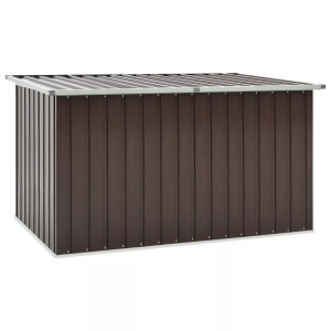 vidaXL, vidaXL Gartenbox Braun 171 x 99 x 93 cm, VidaXL - Aufbewahrungsbox stahl, One Size, Braun