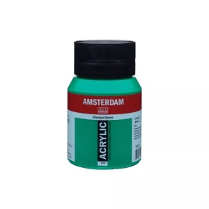 Amsterdam, Amsterdam Acrylfarbe Standard Serie, TALENS Acrylfarbe Amsterdam 500ml 17726192 permanent grün dunkel