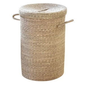 Casâme, Wäschekorb aus natürlichem Seegras Wäschekorb aus natürlichem Seegras, Calicosy - Wäschekorb aus natürlichem Seegras, One Size, Eiche