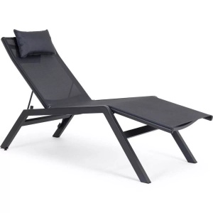 mutoni lifestyle, Gartenliege Krion anthrazit, Gartenliege Krion anthrazit
