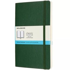 undefined, Moleskine Notizbuch, Large, A5, Punktraster, Soft Cover, Myrtengrün, Moleskine Notizbuch, Large, A5, Punktraster, Soft Cover, Myrtengrün