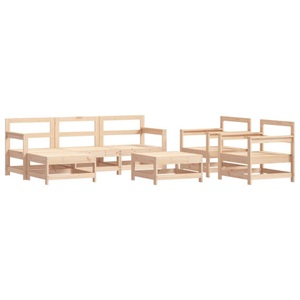 vidaXL, vidaXL 7-tlg. Garten-Lounge-Set Massivholz Kiefer, 