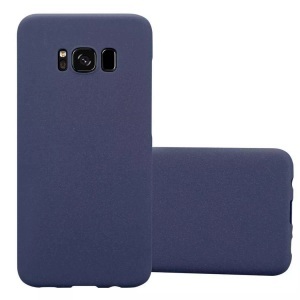 Cadorabo, Hülle für Samsung Galaxy S8 PLUS Hard Case in Frosted Optik, Cadorabo - Hülle für Samsung Galaxy S8 PLUS Hard Case in Frosted Optik, Blau