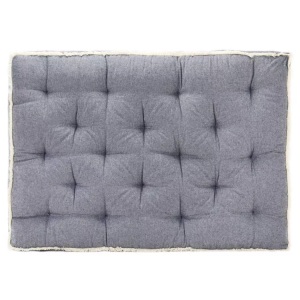vidaXL, vidaXL Palettensofa-Kissen Blau 120x80x10 cm